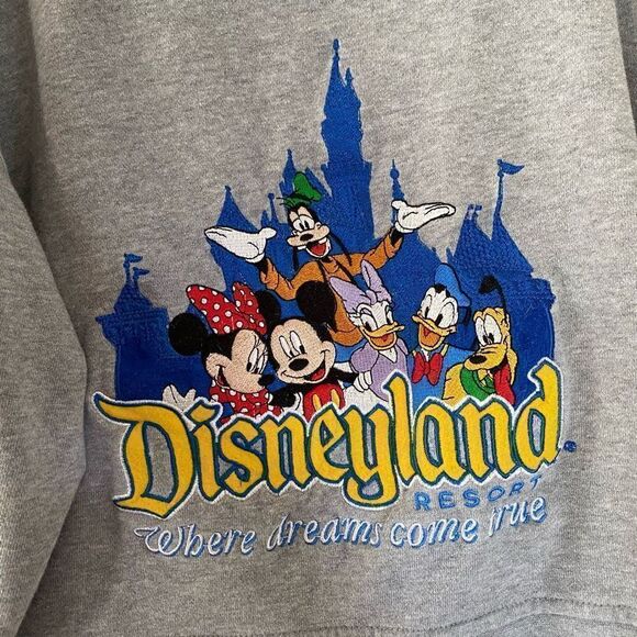 Disneyland “Where Dreams Come True” Zip Up Sweatshirt - Picture 4 of 5